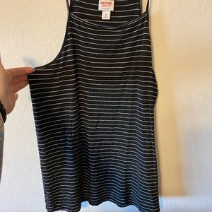 Black & White Striped Tank